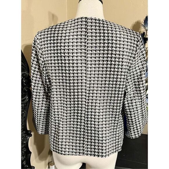 The Limited Scandal Houndstooth Blazer NWT Size Large - Picture 3 of 4